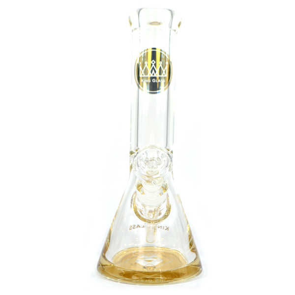 King Glass 12 in. 9mm beaker 13mm thick base
