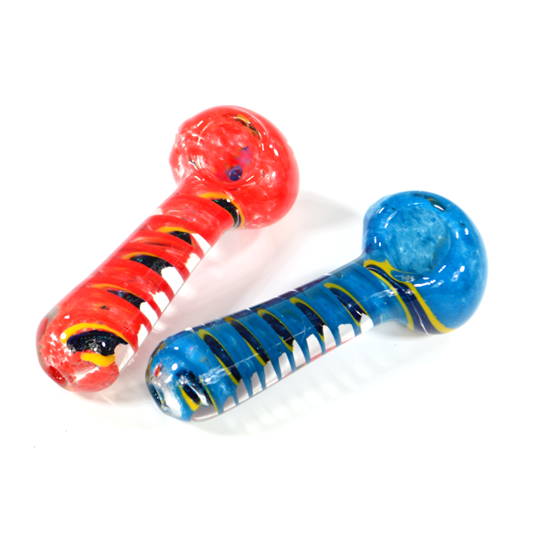 Frit Color Spiral Dichro Pipe