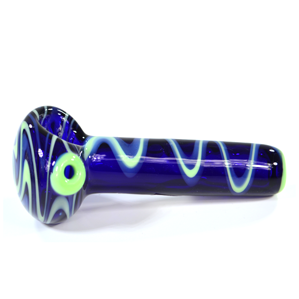 Blue Tube Milky Color Wig Wag Pipe