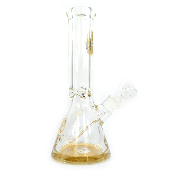 King Glass 12 in. 9mm beaker 13mm thick base